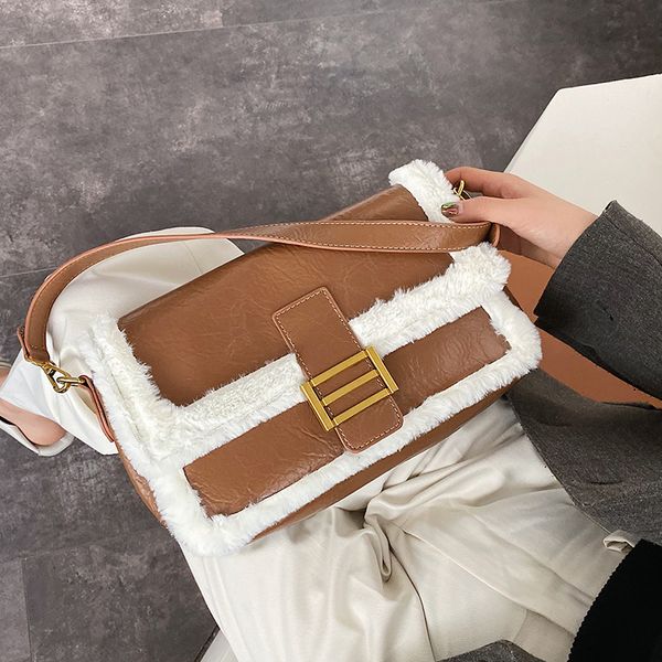 casual solid plush women shoulder bags leather women handbags 2019 winter plush female messenger bag ladies flap
casual solid plush women shoulder bags leather women handbags 2019 winter plush female messenger bag ladies flap