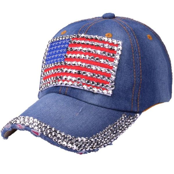 snowshine ylwx women american flag rhinestone jeans denim baseball adjustable bling hat cap ing, Blue;gray
snowshine ylwx women american flag rhinestone jeans denim baseball adjustable bling hat cap ing, Blue;gray