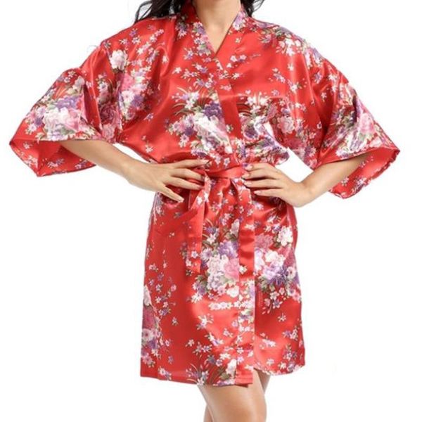 night dress bridesmaid bathrobe dressing gown red flower print silk satin robes for women sleepwear peignoir femme robe, Black;red
night dress bridesmaid bathrobe dressing gown red flower print silk satin robes for women sleepwear peignoir femme robe, Black;red