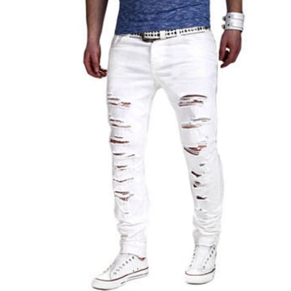 brand male new fashion 2018 slim solid color beggars hole men casual pants man trousers designer mens joggers 2xl gdff, Black
brand male new fashion 2018 slim solid color beggars hole men casual pants man trousers designer mens joggers 2xl gdff, Black