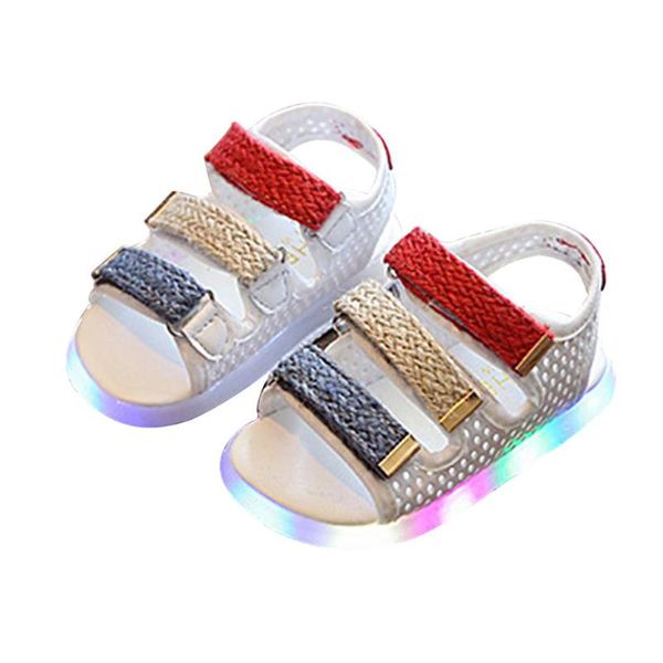 led sandals kids luminous shoes summer children shoes baby boys and girls sports cool lamp sandals non-slip, Black;red
led sandals kids luminous shoes summer children shoes baby boys and girls sports cool lamp sandals non-slip, Black;red