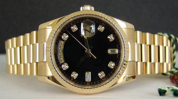 factory supplier luxury sapphire automatic 36mm 18kt gold day-date president black dial 118238 mens men's watch ladies watches, Slivery;brown
factory supplier luxury sapphire automatic 36mm 18kt gold day-date president black dial 118238 mens men's watch ladies watches, Slivery;brown