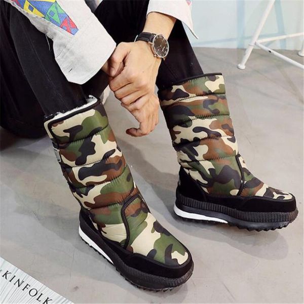 size 39-47 men platform non-slip thick wool snow boots cold winter man keep warm waterproof shoes outdoor mid-calf male boots, Black
size 39-47 men platform non-slip thick wool snow boots cold winter man keep warm waterproof shoes outdoor mid-calf male boots, Black