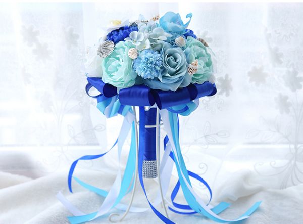 ocean blue 2019 new bridal wedding bouquet artificial silk rose flowers beach bride marriage bridesmaid handholds bling starfish beach
ocean blue 2019 new bridal wedding bouquet artificial silk rose flowers beach bride marriage bridesmaid handholds bling starfish beach