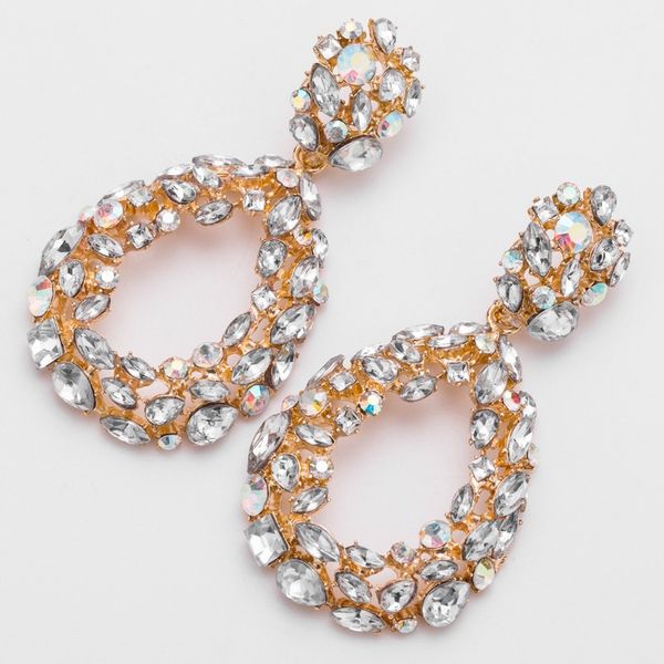 exaggerated water drop women earrings geometric ear stud with full rhinestones shiny acrylic studded fashion women jewelry bohemian, Silver
exaggerated water drop women earrings geometric ear stud with full rhinestones shiny acrylic studded fashion women jewelry bohemian, Silver