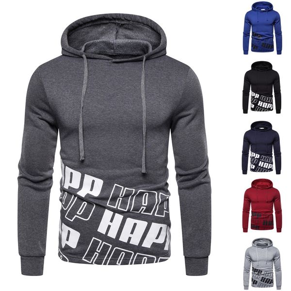 hoodie men autum winter long sleeve hooded sweatshirt letter printed outwear hoodies blouse male clothes high quality, Black
hoodie men autum winter long sleeve hooded sweatshirt letter printed outwear hoodies blouse male clothes high quality, Black