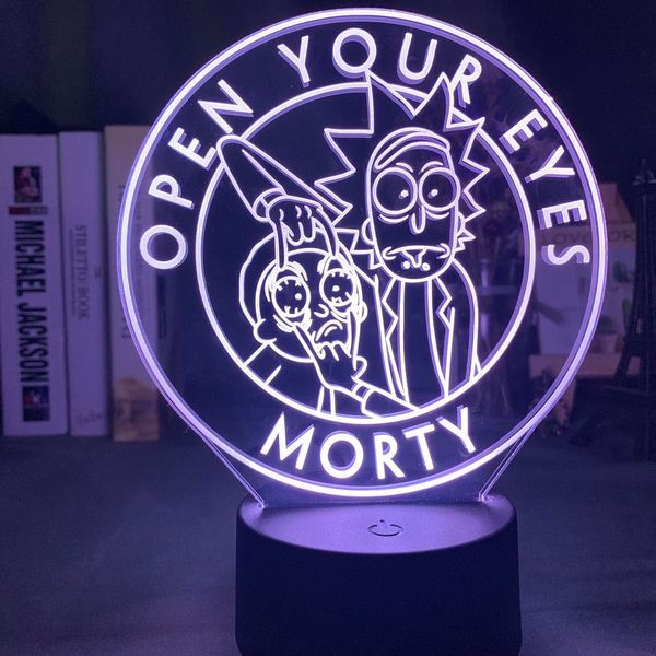 3d lamp rick and morty kids bedroom decor light usb battery powered nightlight colorful led night light rick & morty gift
3d lamp rick and morty kids bedroom decor light usb battery powered nightlight colorful led night light rick & morty gift