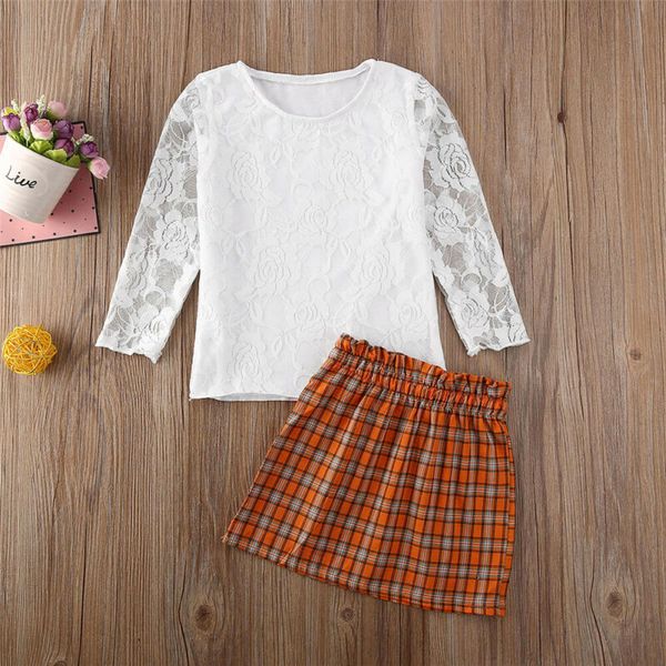 toddler baby girls clothes summer long sleeve lace +plaid skirt 2pcs sets kids child party fashion outfits 1-6y, White
toddler baby girls clothes summer long sleeve lace +plaid skirt 2pcs sets kids child party fashion outfits 1-6y, White