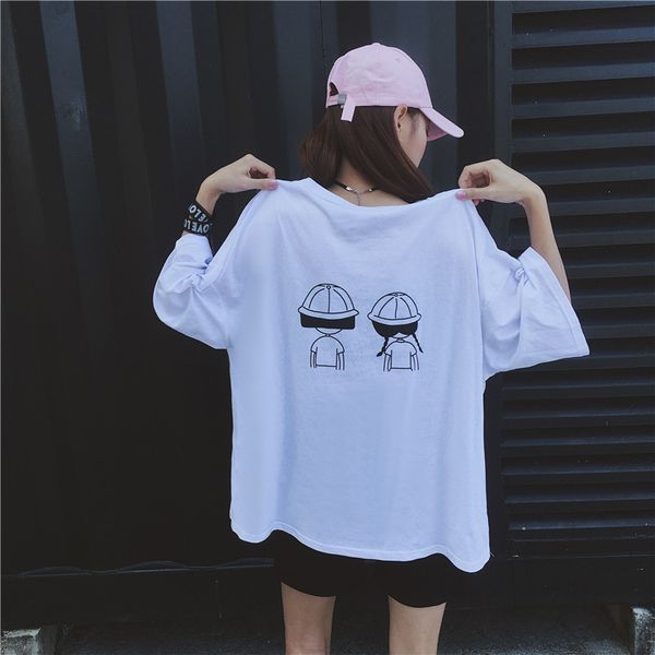 футболка летняя одежда для женщин ulzzang harajuku bf стиль с коротким рукавом корейский стиль мода студенты свободные fit ins социальный му, White
футболка летняя одежда для женщин ulzzang harajuku bf стиль с коротким рукавом корейский стиль мода студенты свободные fit ins социальный му, White