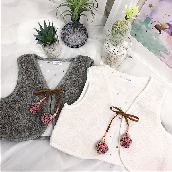 2019 new autumn girls vest coat fleece children outerwear vest lovely ball bow girl clothing for 2~7 age baby girl, Blue
2019 new autumn girls vest coat fleece children outerwear vest lovely ball bow girl clothing for 2~7 age baby girl, Blue