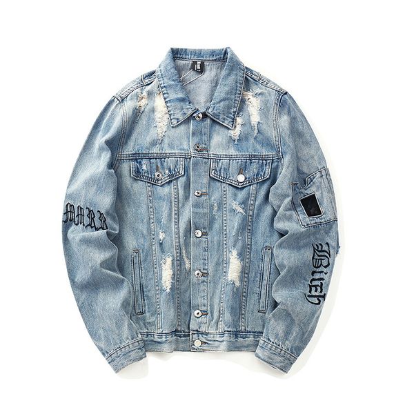 mens jacket harajuku embroidery denim jeans streetwear hip hop men vintage washed denim clothes autumn loose jackets, Black;brown
mens jacket harajuku embroidery denim jeans streetwear hip hop men vintage washed denim clothes autumn loose jackets, Black;brown