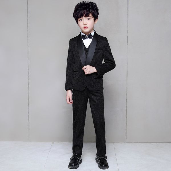 attractive tuxedos fashionable kid complete notch lapel boy wedding suit boys' attire custom-made (jacket+pants+tie+ves, Black
attractive tuxedos fashionable kid complete notch lapel boy wedding suit boys' attire custom-made (jacket+pants+tie+ves, Black
