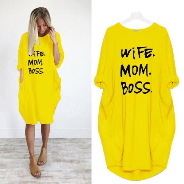 2020 summer women letter printed dresses fashion designer crew neck panelled ladies dresses casual loose long sleeve apparel, Black;gray
2020 summer women letter printed dresses fashion designer crew neck panelled ladies dresses casual loose long sleeve apparel, Black;gray