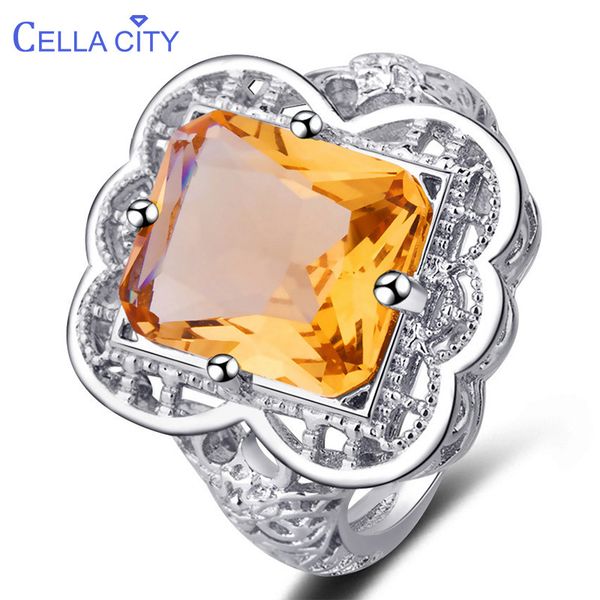 cellacity vintage silver 925 ring for women silver jewelry yellow z rectangle gemstone ring for women accessories wholesale, Golden;silver
cellacity vintage silver 925 ring for women silver jewelry yellow z rectangle gemstone ring for women accessories wholesale, Golden;silver