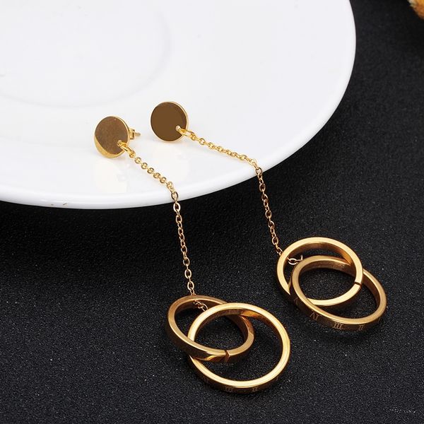 tassel circle dangle drop earrings stainless steel long pendientes round roman number wedding earring for women jewelry gift, Golden
tassel circle dangle drop earrings stainless steel long pendientes round roman number wedding earring for women jewelry gift, Golden