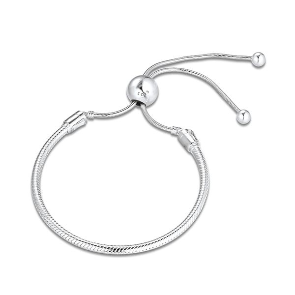 original 925 sterling silver jewelry sliding bracelet diy fits charm beads silver bracelets for women wholesale flb054, Golden;silver
original 925 sterling silver jewelry sliding bracelet diy fits charm beads silver bracelets for women wholesale flb054, Golden;silver