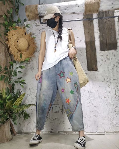blue white black feer stamping affixed cloth jeans girl coloured drawing or pattern bk4456
blue white black feer stamping affixed cloth jeans girl coloured drawing or pattern bk4456