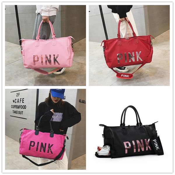 Sequin pink letter duffle bag houlder bag oxford waterproof hoe handbag large capacity travel port beach bag tote 4colr a411
Sequin pink letter duffle bag houlder bag oxford waterproof hoe handbag large capacity travel port beach bag tote 4colr a411