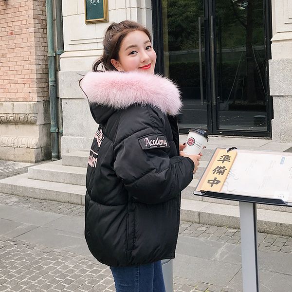 winter down cotton dress bread clothes short cotton padded clothes tide new loose bf down padded jacket, Black
winter down cotton dress bread clothes short cotton padded clothes tide new loose bf down padded jacket, Black