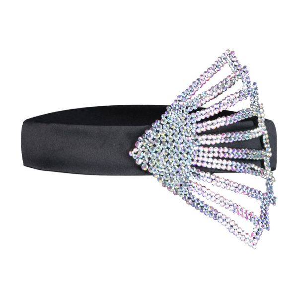 black latin dance rhinestone belt girl costume accessories stretch women and adult, Black;red