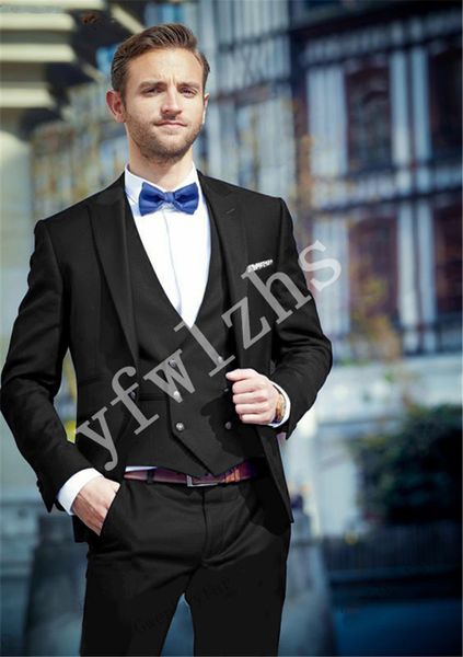 one button handsome peak lapel groom tuxedos men suits wedding/prom/dinner man blazer(jacket+pants+tie+vest) w95, Black;gray
one button handsome peak lapel groom tuxedos men suits wedding/prom/dinner man blazer(jacket+pants+tie+vest) w95, Black;gray