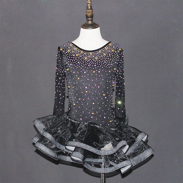 customize latin dance dress children's pearl bright diamonds tutu performances dresses girls stage competition clothes dwy1971, Black;red
customize latin dance dress children's pearl bright diamonds tutu performances dresses girls stage competition clothes dwy1971, Black;red