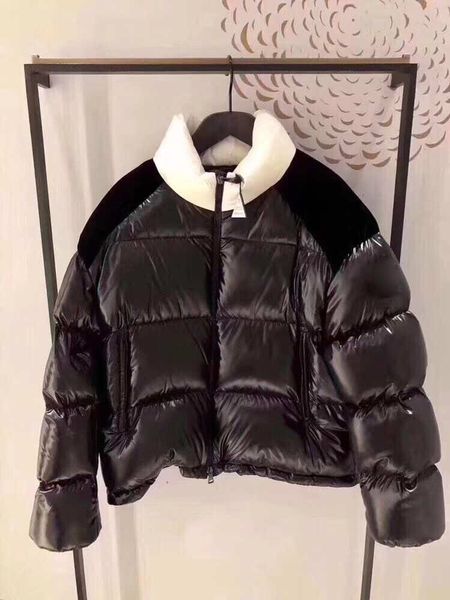 women's down parkas jacket loose short winter outdoor clothing thick warm clothing 2019 new ski suit european authentic letter printed, Black
women's down parkas jacket loose short winter outdoor clothing thick warm clothing 2019 new ski suit european authentic letter printed, Black