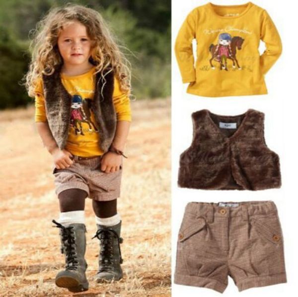 весна осень комплект детской одежды мода девушка комплект футболка + жилет + шорты 3 шт осень детская одежда, White
весна осень комплект детской одежды мода девушка комплект футболка + жилет + шорты 3 шт осень детская одежда, White