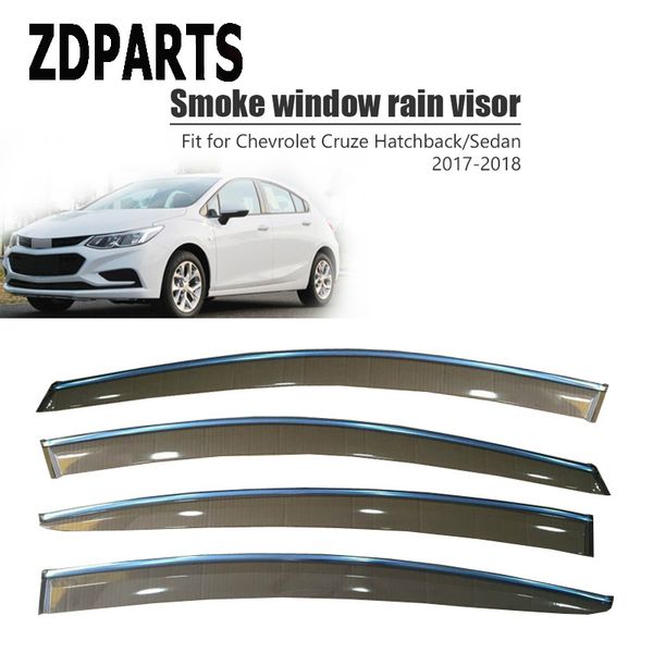 zdparts 4pieces/set car wind deflector sun guard rain wind vent visor cover trim accessories for chevrolet cruze 2017 2018
zdparts 4pieces/set car wind deflector sun guard rain wind vent visor cover trim accessories for chevrolet cruze 2017 2018