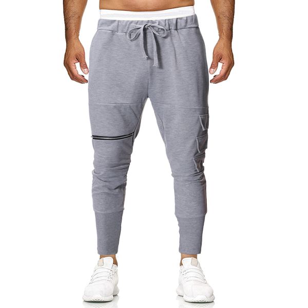 men's summer loose cotton straight gray shadow elastic cuff casual pants men's pants men, Black
men's summer loose cotton straight gray shadow elastic cuff casual pants men's pants men, Black