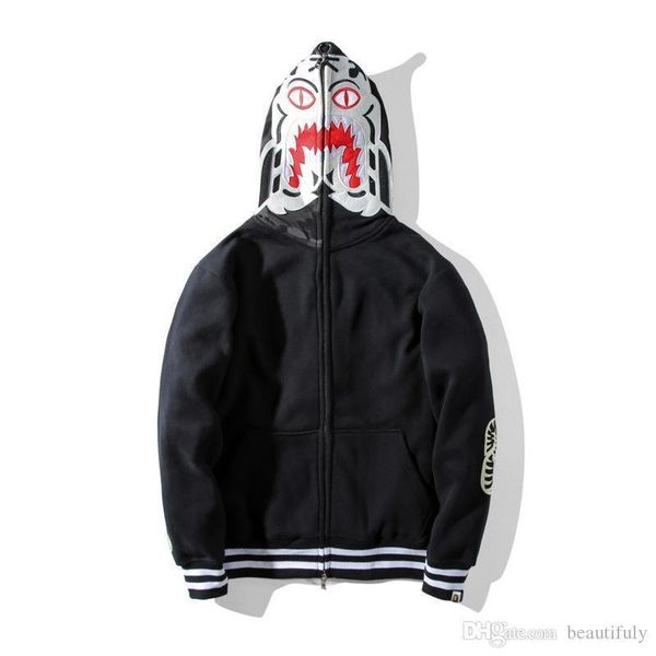 new style ape sweatershirt men's wear embroidered night light leisure cotton plus velvet sweater off youth casual jacket white, Black
new style ape sweatershirt men's wear embroidered night light leisure cotton plus velvet sweater off youth casual jacket white, Black