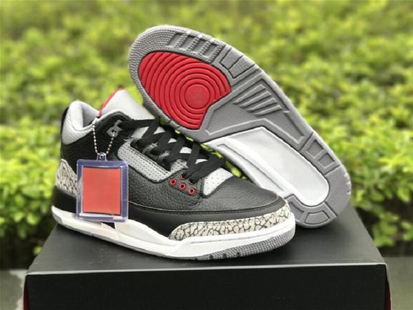 3s black cement grey 2018 release basketball shoes comfort iii fashion sport zapatos sneakers ship with box
3s black cement grey 2018 release basketball shoes comfort iii fashion sport zapatos sneakers ship with box