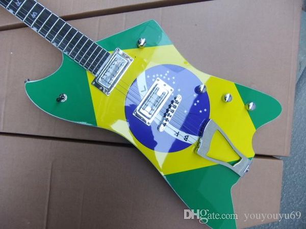 custom wholesale brazilian flag electric guitar
custom wholesale brazilian flag electric guitar