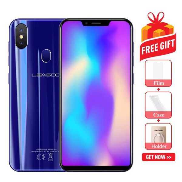 

LEAGOO S9 4 ГБ + 32 ГБ двойной задней камеры FaceFingerprint идентификации 5,85 дюйма Android 8.1 MTK6750 О