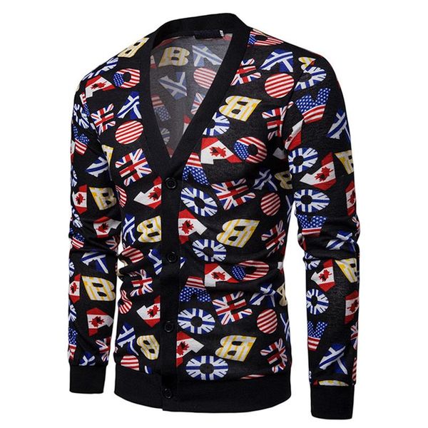 2019 autumn new men sweater cardigan us flag&uk flag v-neck knitted fashion christmas cardigan men england style hombre clothes, White;black
2019 autumn new men sweater cardigan us flag&uk flag v-neck knitted fashion christmas cardigan men england style hombre clothes, White;black