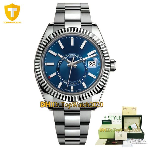 3 style luxury watch men v3 326934 sky-dweller gmt working import mechanical automatic mens watches sapphire 316l steel strap wristwatches, Slivery;brown
3 style luxury watch men v3 326934 sky-dweller gmt working import mechanical automatic mens watches sapphire 316l steel strap wristwatches, Slivery;brown