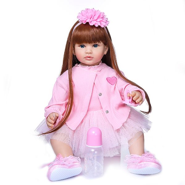 новая 60см девочка кукла boneca reborn малышей мягкие силиконовые ткани тела lifelike bebe куклы reborn игрушки для детей
новая 60см девочка кукла boneca reborn малышей мягкие силиконовые ткани тела lifelike bebe куклы reborn игрушки для детей