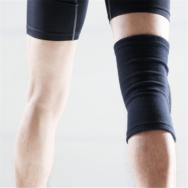 wholesale-sport volleyball knee pads thicker sponge sports support kneepads for fitness basketball dance joelheira rodilleras protector, Black;gray