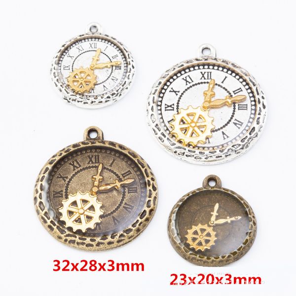 diy jewelry accessories vintage alloy gear clock watch pendant 20pcs classical bronze silver metal necklace bracelet charms
diy jewelry accessories vintage alloy gear clock watch pendant 20pcs classical bronze silver metal necklace bracelet charms
