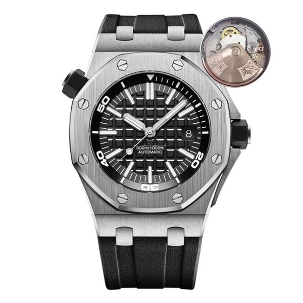 dropshipping1-mens watches 42mm rubber strap mens automatic watches business casual wristwatch super luminous waterproof orologio di lusso, Slivery;brown
dropshipping1-mens watches 42mm rubber strap mens automatic watches business casual wristwatch super luminous waterproof orologio di lusso, Slivery;brown