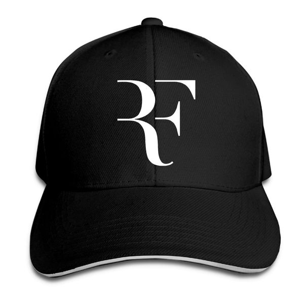 

Бейсболка Roger Federer RF print Мужские женские кепки Cat Хип-хоп Бейсболки Регулируемые ке