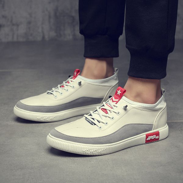 2019 new small white shoes board shoes mens casual european and american sports korean fashion students, Black
2019 new small white shoes board shoes mens casual european and american sports korean fashion students, Black
