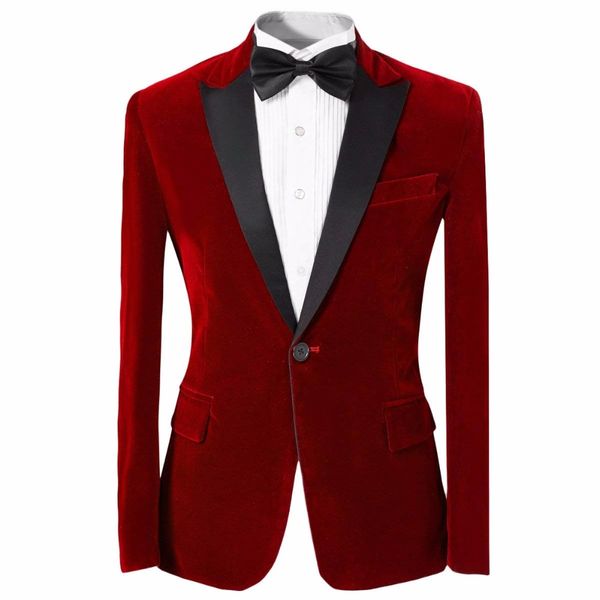 men suit jacket with black peaked lapel one button slim fit blazer for tuxedo dinner suit custom made, White;black
men suit jacket with black peaked lapel one button slim fit blazer for tuxedo dinner suit custom made, White;black