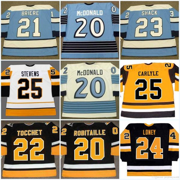 Mens 20 AB McDONALD 1967 20 LUC ROBITAILLE PETER MAHOVLICH 21 MICHEL BRIERE 22 MIKE BULLARD 25 RANDY CARLYLE Vintage Hockey Jersey
Mens 20 AB McDONALD 1967 20 LUC ROBITAILLE PETER MAHOVLICH 21 MICHEL BRIERE 22 MIKE BULLARD 25 RANDY CARLYLE Vintage Hockey Jersey