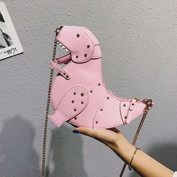 women new trend pink dinosaur handbag lovely bag shopper pu leather designer famous brands chain shoulder bag bolso
women new trend pink dinosaur handbag lovely bag shopper pu leather designer famous brands chain shoulder bag bolso