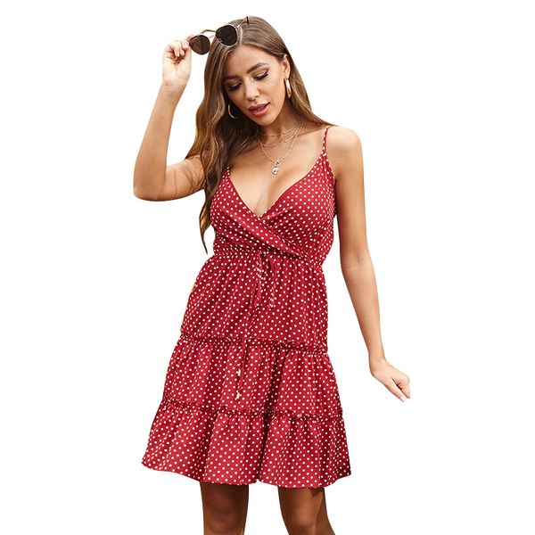 polka dot dress women strap floral print french retro pleated backless sleeveless ruffles mini dresses, White
polka dot dress women strap floral print french retro pleated backless sleeveless ruffles mini dresses, White