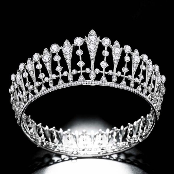 forseven delicate shining crystal full round princess tiaras crowns diadem bride noiva wedding party hair jewelry accessories, Golden;white
forseven delicate shining crystal full round princess tiaras crowns diadem bride noiva wedding party hair jewelry accessories, Golden;white