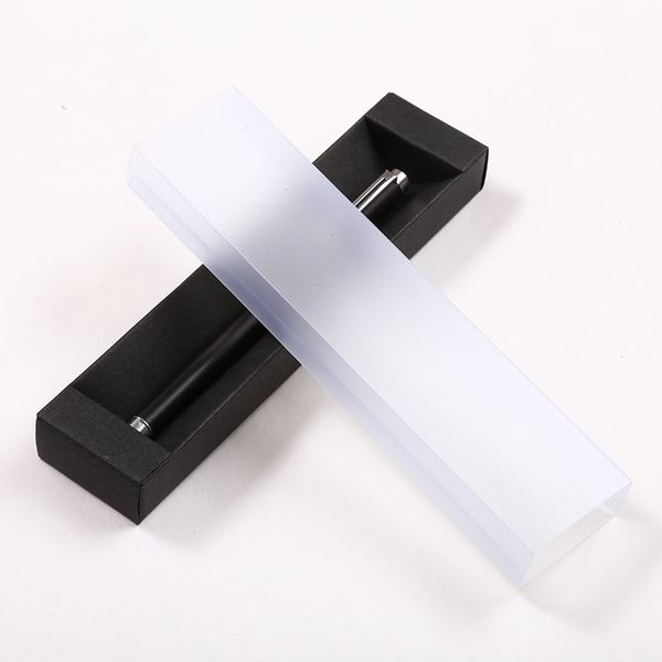 black paper package box with pvc lid drawer shaped gift box for pen birthday christmas party favor business gift pen storage box
black paper package box with pvc lid drawer shaped gift box for pen birthday christmas party favor business gift pen storage box