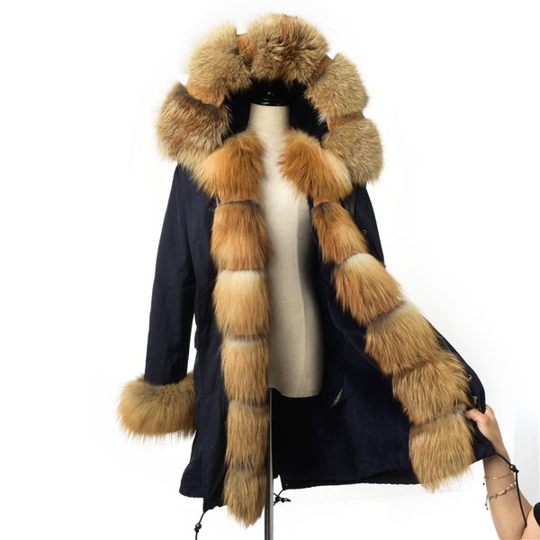 fursarcar real fur parka women luxury winter fashion jacket 80 cm coat with red fur collar and cuff casual warm parka, Black
fursarcar real fur parka women luxury winter fashion jacket 80 cm coat with red fur collar and cuff casual warm parka, Black