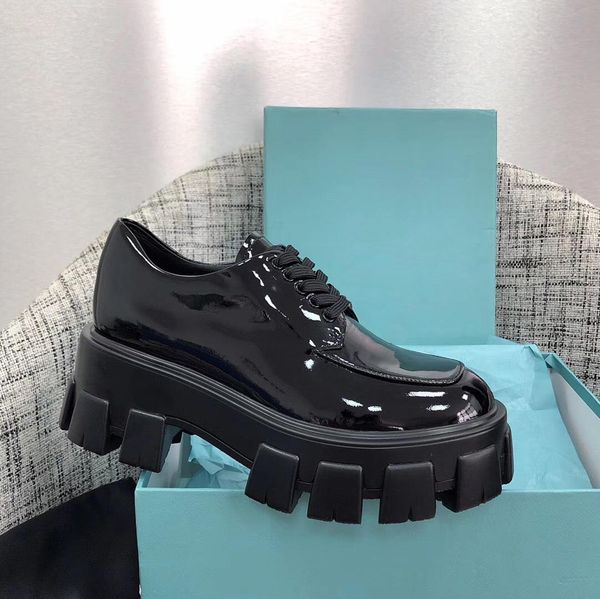2019 fashion designer women shoes fashion british shoes round toe martin shoes patent leather thick bottom round matte leather l26, Black
2019 fashion designer women shoes fashion british shoes round toe martin shoes patent leather thick bottom round matte leather l26, Black